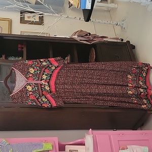 Boho style maxi dress